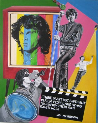 Melcha C; Jim, 2007, Original Painting Acrylic, 25 x 30 inches. Artwork description: 241     Acrylic on canvas.About Jim Morrison.              ...