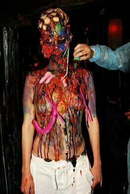Youri Messen-Jaschin, 'BODY ART PAINTING PERFORM...', 2006, original Body Art,    cm. Artwork description: 7278  BODY ART PERFORMANCE on stage in front of the public.Work with museums, art gallerys Club and discotheque all over the worldPlease contact me by mail. .