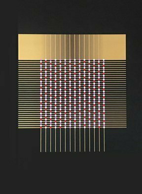 Youri Messen-Jaschin; Crystal Gold Drop, 2022, Original Printmaking Serigraph, 70 x 100 cm. Artwork description: 241 Op art - Optical art- Paper Sirio Black 370g m2 - 15 printsA(c) 2022 Youri Messen- Jaschin A(r) Prolitteris ZurichPackaging, insurance and transport is not included in the price, it is additional. I work with a carrier, he is responsible for all my shipments. The costs are paid directly ...