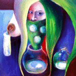 Eduardo Diaz; Nipple, 2006, Original Watercolor, 20 x 15 inches. Artwork description: 241 oil  mixablr water color on paper...