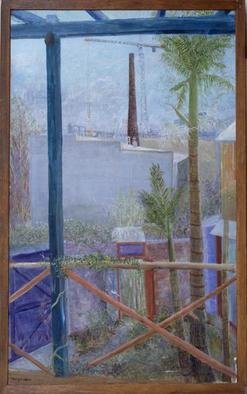 Micha Nussinov, 'View From Begg Lane', 1989, original Painting Acrylic, 100 x 160  x 3 inches. Artwork description: 1758 The view from our veranda. ...