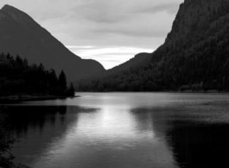 Michael Easton; Summit Lake, West Kootenays, 2008, Original Photography Black and White, 22 x 16 inches. 