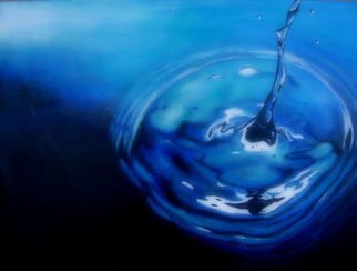 Michelle Iglesias; Water Pour, 2007, Original Painting Acrylic, 24 x 18 inches. 