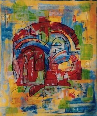 Michael Puya, 'Palace Fragment Of Festos', 2002, original Painting Other, 20 x 24  x 1 inches. 