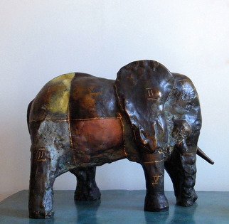 Mihail Simeonov; Cast The Sleeping Elephant, 1983, Original Sculpture Bronze, 20 x 19 inches. Artwork description: 241  Model of the Cast the Sleeping ElephantIn 1980 Mihail traveled to Africa where he cast a live, wild, bull elephant. The elephant was not harmed. Mihail incorporated the cast of the elephant in creating this work of art given to theUnited Nations as a gift by ...