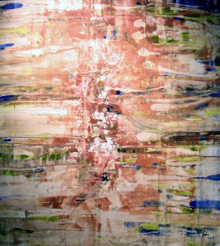 Mike Wong Joon Fong; Being, 2002, Original Painting Acrylic, 40 x 50 inches. 