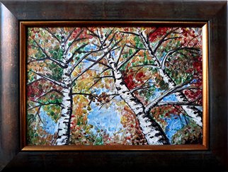 Galina Mineva; Birch Tree, 2018, Original Painting Acrylic, 30 x 20 cm. 