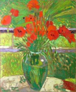 Tatiana Kozlova; Poppys, 2003, Original Painting Oil, 50 x 61 cm. Artwork description: 241 For more artwork by Tatiana, please see 