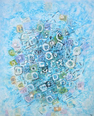 Maria Klimek; 173, 2017, Original Mixed Media, 50 x 60 cm. Artwork description: 241 mixed media on canvas, painting mixed media, abstract, conceptual, intellectual, contemporary, current, modern, present, me...