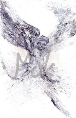 Maria Klimek, 'Ange2', 2005, original Watercolor, 25 x 34  x 1 cm. 