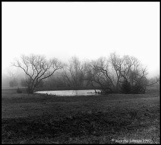 Martha Johnson; Fog In Lancaster County, 1990, Original Photography Black and White, 14 x 11 inches. 