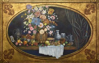 Mohammad Khazaei; Still Life, 2015, Original Painting Acrylic, 300 x 190 cm. Artwork description: 241 I started this painting on March 2015 and finished in August , every day work without any Holiday,around 6 months hard work, ...