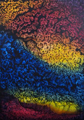 Noel Stavropoulos; Aphotic Zenith, 2008, Original Painting Oil, 28 x 40 inches. 