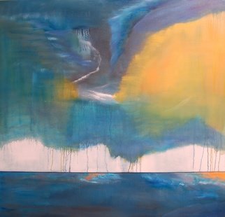 Laurie Rubell; Untitled, 2007, Original Painting Oil, 37 x 40 inches. Artwork description: 241  This painting is a Diptych( 2 Canvas)work. The main canvas is 29x40, lower is 8x40 inches. ...