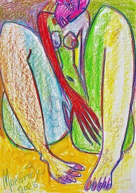 Ion Morarescu; Riana, 2020, Original Drawing Pencil, 84.1 x 59.4 cm. Artwork description: 241 Graphic pencil on paper...