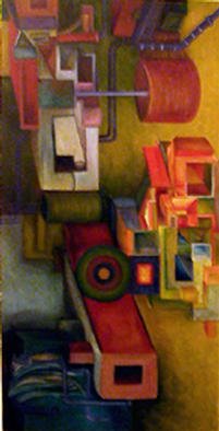 Martha Palacios; Subterraneo, 2002, Original Painting Oil, 50 x 100 cm. 