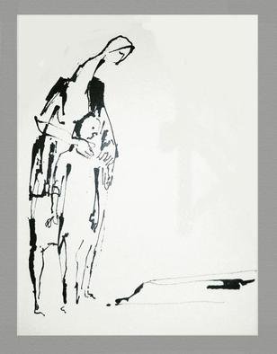 Mikhail Priorov; Woman With A Child, 2013, Original Drawing Other,   inches. Artwork description: 241  Woman with a Child ...