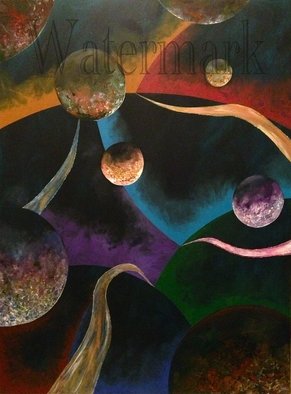 Mr. Dill; Energy, 2012, Original Painting Acrylic, 30 x 40 inches. Artwork description: 241  energy, worlds, space, universe  ...