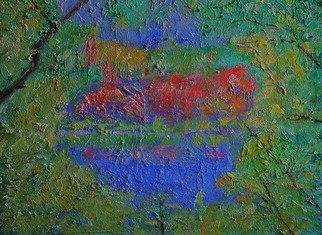 Jim Relyea; Landscape1, 2016, Original Painting Oil, 24 x 18 inches. Artwork description: 241  Clark Reservation ...