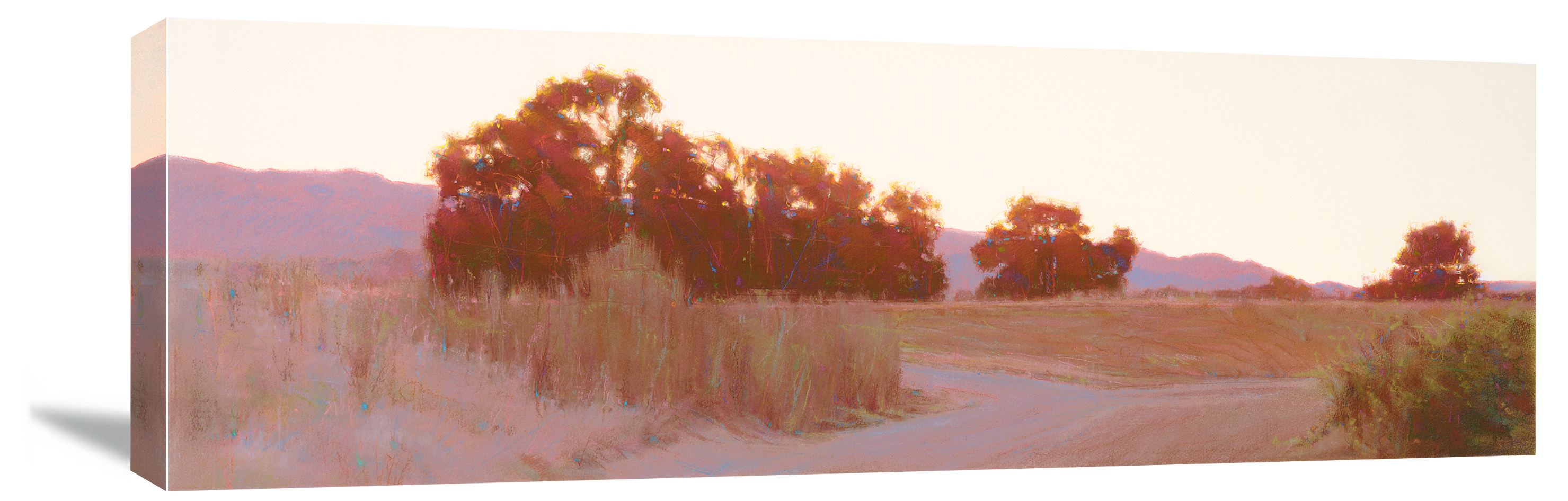 Steven Gordon; M Path, 2000, Original Giclee Reproduction, 40 x 13 inches. Artwork description: 241  Napa Valley Sunset ...