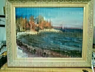 Michael Garr, 'East Passage From Jamesto...', 2016, original Painting Oil, 24 x 18  x 1 inches. Artwork description: 1911 A plein air completed in November. ...