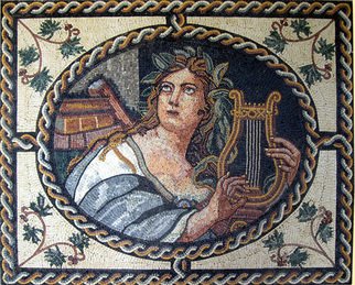 Muti Ay; Roman Musician, 2013, Original Mosaic, 550 x 442.1 cm. 