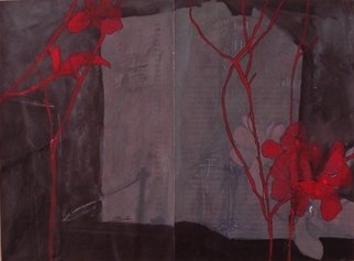 Najmeh Mottaghi; Untitle, 2008, Original Painting Acrylic, 25.1 x 25 cm. 