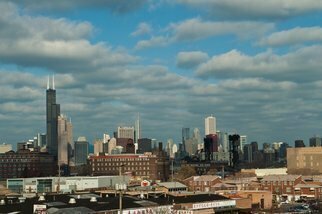 Nancy Bechtol, 'Chicago Industry Skyline', 2009, original Photography Color, 11 x 17  x 1 cm. Artwork description: 4683        transformed vision Chicago skyline     ...