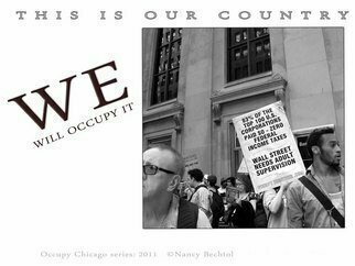 Nancy Bechtol, 'Occupy Chicago Series  WE...', 2012, original Photography Other, 16 x 20  x 1 cm. Artwork description: 4683  Occupy Chicago, photo/ text series, Nancy Bechtol,...