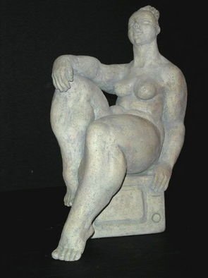 Natalia Shapira; TV13,5X11X6,5, 2002, Original Sculpture Ceramic, 13 x 11 inches. Artwork description: 241      Classic Sculpture     ...