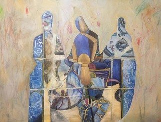 Neda Ghaffari; Untitled 004, 2018, Original Painting Acrylic, 120 x 100 cm. Artwork description: 241 Painting, Acrylicon Canvas...