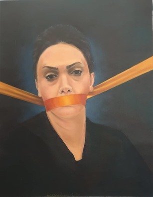 Neda Seyedabadi; Untitled, 2020, Original Painting Oil, 44 x 57 cm. Artwork description: 241 Painting, Oil Coloron CanvasBiafarin Artwork Code: AW127644680...