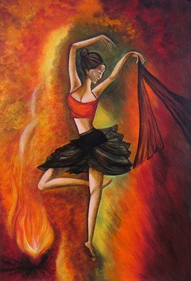 Neeraj Parswal; Sizzling Dance Original A..., 2015, Original Painting Acrylic, 19 x 29 inches. Artwork description: 241           Original and hand crafted acrylic  painting on  canvas. The artwork is unframed and nicely created with high quality materials and museum quality visuals.Original artwork and prints in different sizes are available for sale.Authentication by signatures and certificate of the artist.Artist Mrs Neeraj- India     ...