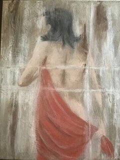 Patricia Nelson; Windows, 2017, Original Drawing Charcoal, 16 x 20 inches. Artwork description: 241 Patricia Nelson fine arts, contemporary figurative, drawing nude female ...