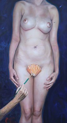 Richard Barone; Celestial Venus, 2015, Original Painting Oil, 22 x 40 inches. Artwork description: 241 The curator at Nude Nite suggested that the price for Celestial Venus, which she described as aEURoeseriously beautifulaEUR was too low, so I increased it to  1200. The model was Naomi Clark, my first nude model. I got the idea of using a seashell from a photo ...