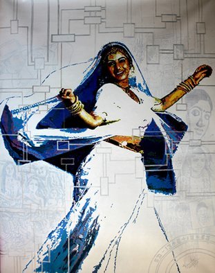 Koushal Choudhary; Sridevi, 2011, Original Painting Acrylic, 120 x 150 cm. Artwork description: 241  SrideviPainting by KoushalOil and Acrylic on canvasSize120 cm x 150 cm ...