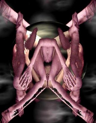 Alexandre Nodopaka; Nude 2002-10, 2002, Original Computer Art,   inches. Artwork description: 241 Adulterated Pixels...