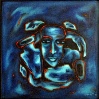 Nadhan Ns; Indomitable, 2009, Original Painting Oil, 12 x 12 inches. Artwork description: 241  Abstract oil painting ...