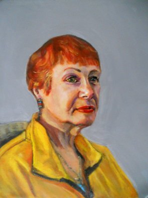Renuka Pillai; Carol, 2011, Original Painting Oil, 16 x 12 inches. Artwork description: 241   figurative portrait painted from life       ...