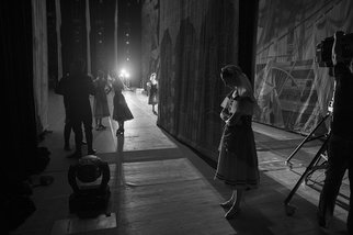 Yulia Nak; Singleton Russian Ballet, 2016, Original Photography Black and White, 17 x 12 inches. Artwork description: 241 Dance, black white, theater...