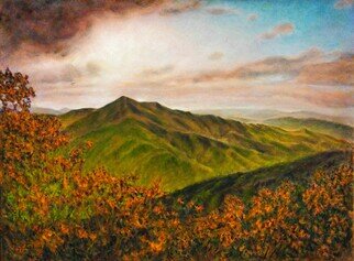 Ron Ogle; Cold Mountain Series Number 4, 2023, Original Painting Oil, 24 x 18 inches. Artwork description: 241 I worked on this canvas for 15 years, 2007- 2023. I can see Cold Mountain from my studio window. ...