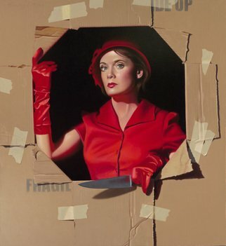 Tim Tyler; Happy Homemaker, 2014, Original Painting Oil, 36 x 33 inches. 
