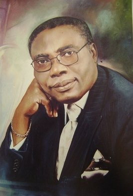 Okezie Nwosu; Portrait2, 2004, Original Painting Oil, 24 x 36 inches. Artwork description: 241  Portrait of a man ...