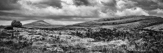 Stephen Robinson; A Wave Of Stone And Sky, 2016, Original Photography Digital, 30 x 10 inches. Artwork description: 241 A wave of stone and sky, the Burrens, Ireland...