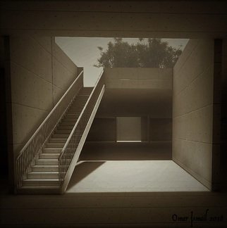 Omar Ismail; Stairway To Heaven, 2018, Original Digital Art, 60 x 50 cm. Artwork description: 241 Heavenstairs...