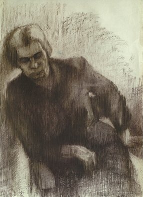 Dario Raffaele Orioli; Portraites 4, 1976, Original Drawing Other, 70 x 100 cm. Artwork description: 241  No descriptioln ...