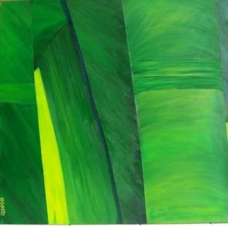 D. K. Osorio; We Are The 1 Percent, 2011, Original Painting Acrylic, 20 x 20 inches. Artwork description: 241   green, occupy, one, percent, finger, protest    ...