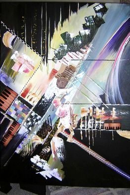 Pamela Van Laanen, 'All That Jazz', 2006, original Painting Acrylic, 24 x 30  x 2 inches. Artwork description: 3495  Remembering Katrina ...
