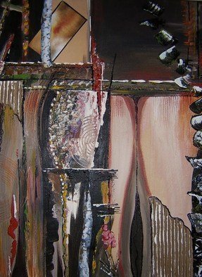 Pamela Van Laanen, 'It Happened One Night', 2008, original Painting Acrylic, 16 x 20  x 2 inches. Artwork description: 3891  Acrylic and collage ...