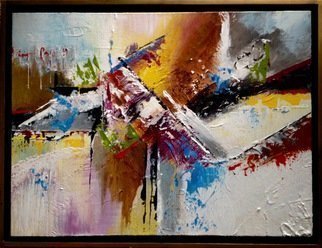 Pamela Van Laanen, 'Journey', 2015, original Painting Acrylic, 24 x 18  x 1 inches. Artwork description: 1911 Original acrylic on canvas abstract, heavy texture, Jewel tones, 24x18...